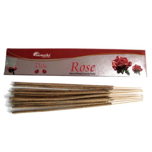 Vedic Incense Sticks - Rose - www.bryde.lt