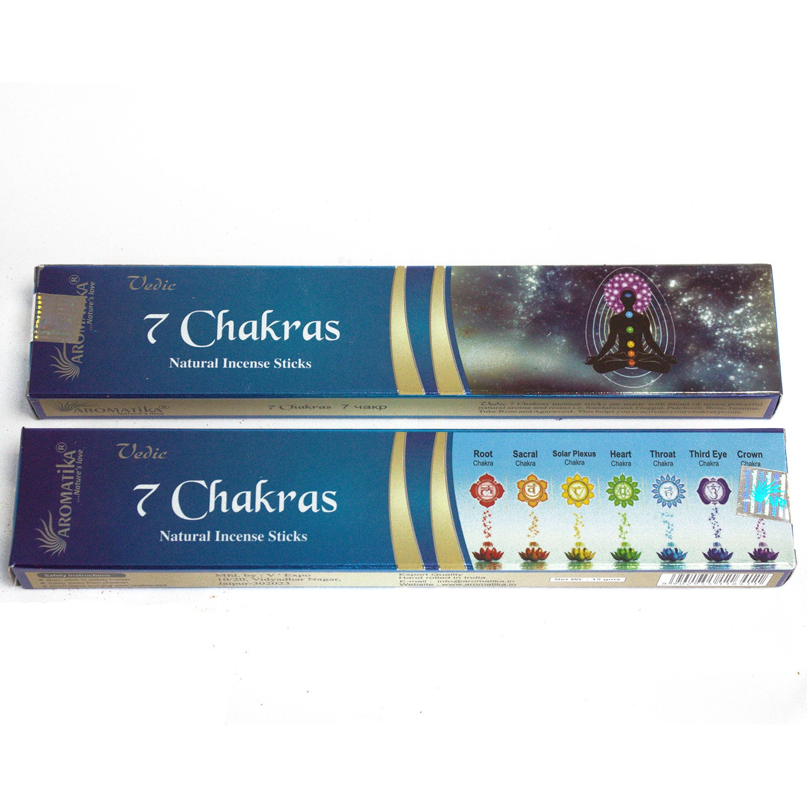 Vedic -Incense Sticks - 7 Chakra - www.bryde.lt