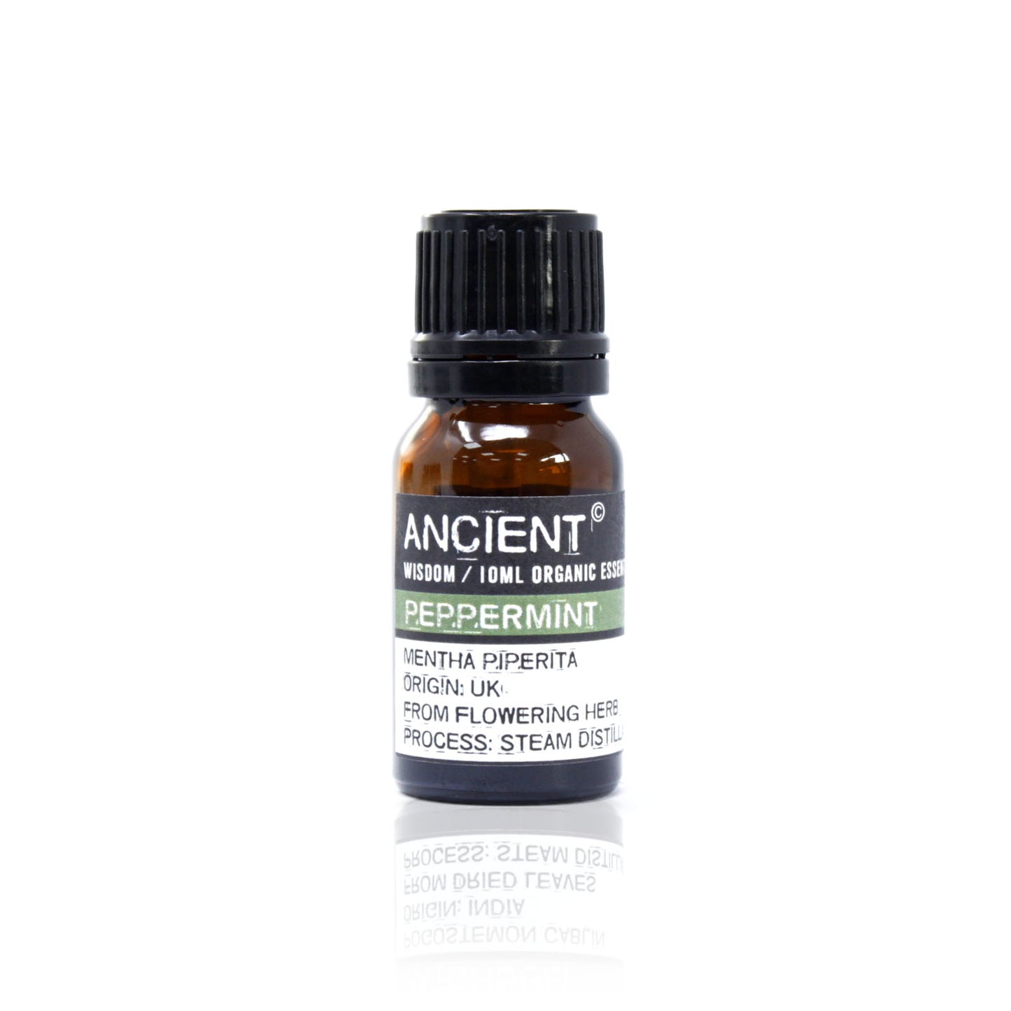 Peppermint Organic Essential Oil 10ml - www.bryde.lt