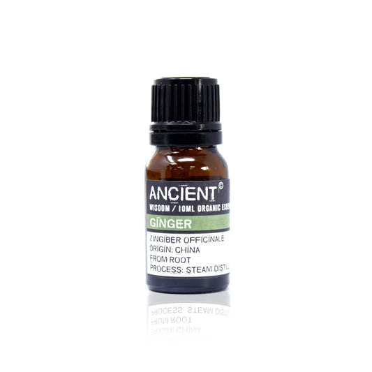 Ginger Organic Essential Oil 10ml - www.bryde.lt