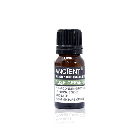 Rose Geranium Organic Essential Oil 10ml - www.bryde.lt