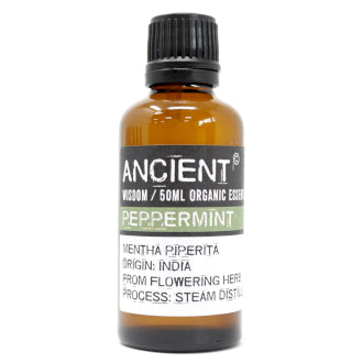 Peppermint Organic Essential Oil 50ml - www.bryde.lt