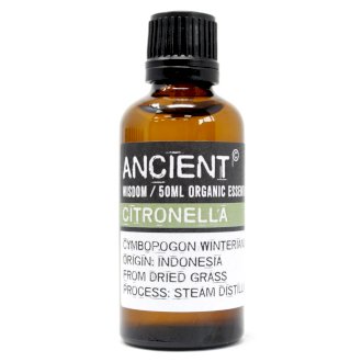 Citronella Organic Essential Oil 50ml - www.bryde.lt