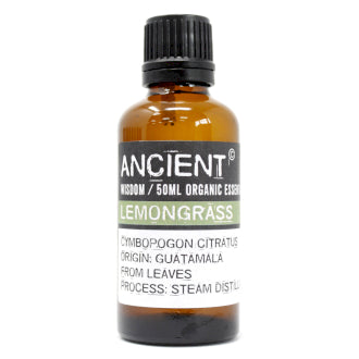 Lemongrass Organic Essential Oil 50ml - www.bryde.lt