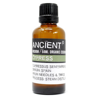 Cypress Organic Essential Oil 50ml - www.bryde.lt