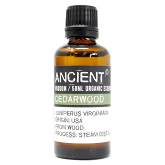 Cedarwood Organic Essential Oil 50ml - www.bryde.lt