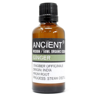 Ginger Organic Essential Oil 50ml - www.bryde.lt