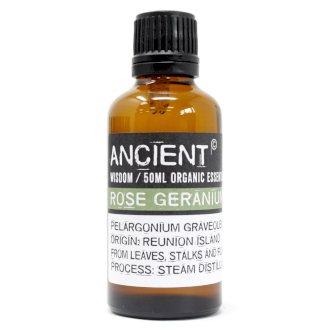 Rose Geranium Organic Essential Oil 50ml - www.bryde.lt