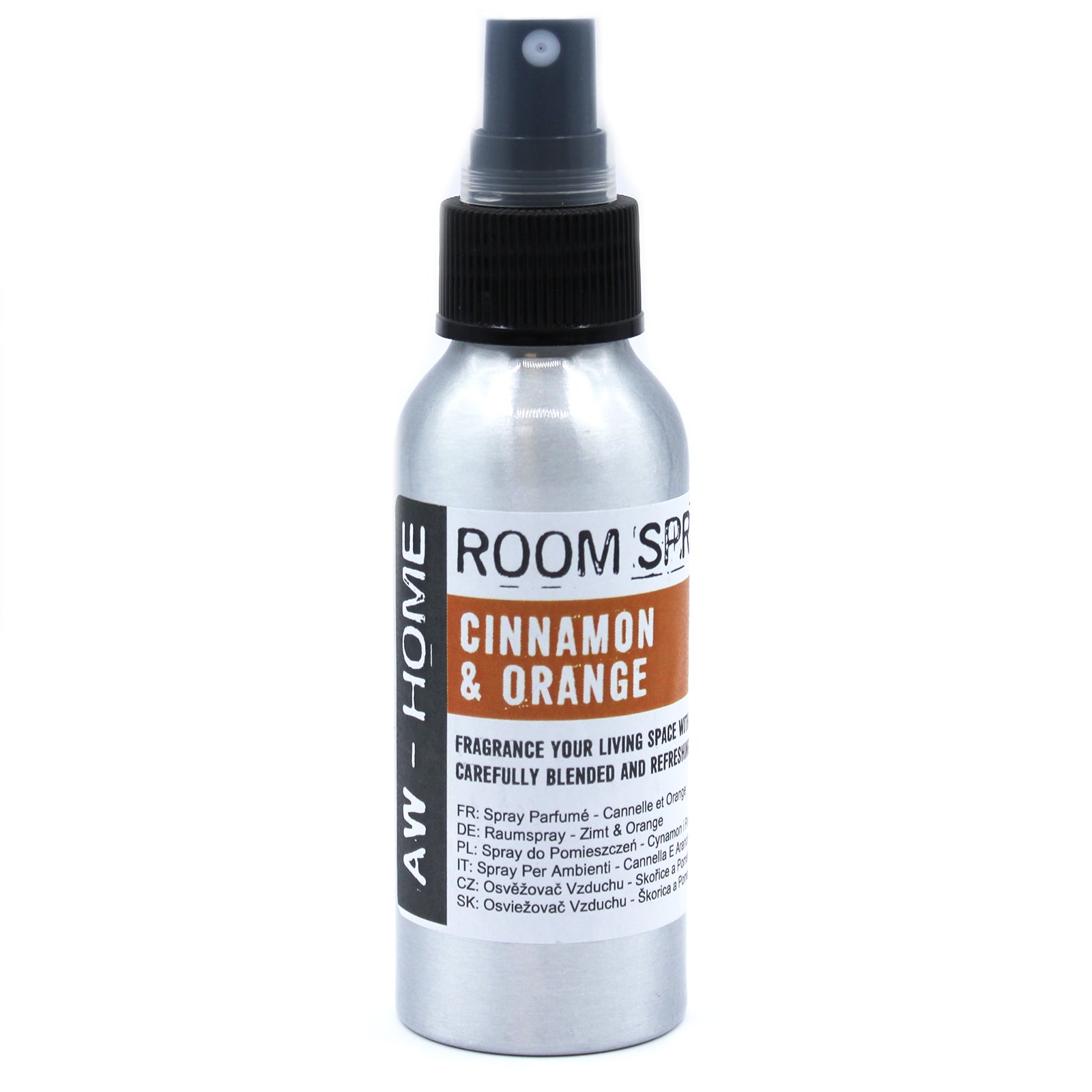 100ml Room Spray - Cinnamon & Orange - www.bryde.lt