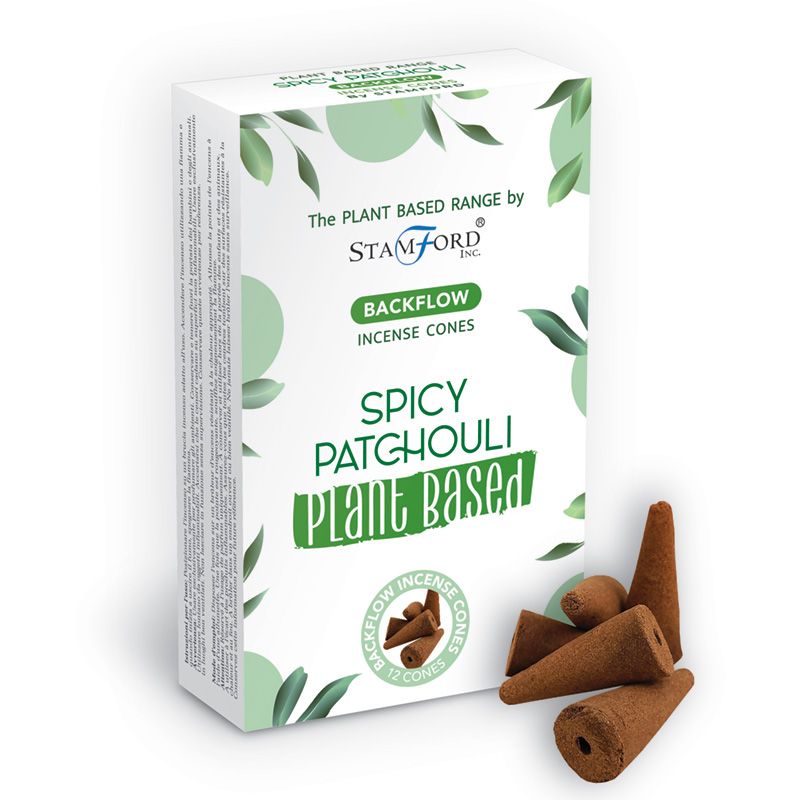 Plant Based Backflow Incense Cones - Spicy Patchouli - www.bryde.lt