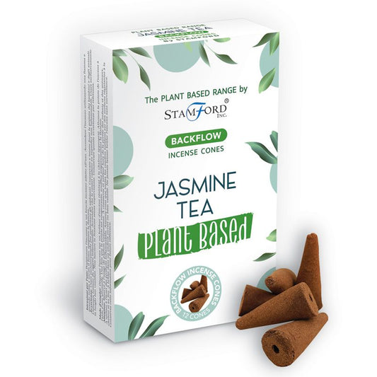 Plant Based Backflow Incense Cones - Jasmine Tea - www.bryde.lt