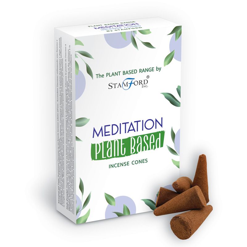 Plant Based Incense Cones - Meditation - www.bryde.lt