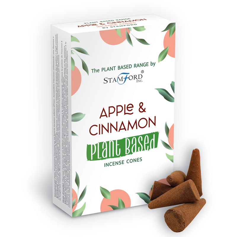 Plant Based Incense Cones - Apple & Cinnamon - www.bryde.lt