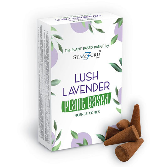 Plant Based Incense Cones - Lush Lavender - www.bryde.lt