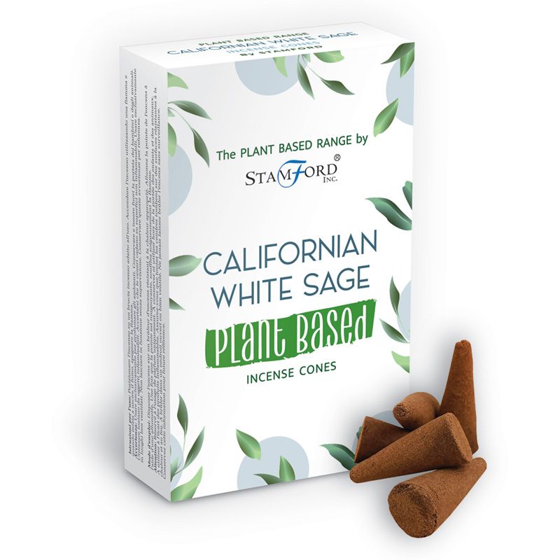 Plant Based Incense Cones - Californian White Sage - www.bryde.lt