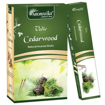 Vedic Incense Sticks - Cedarwood - www.bryde.lt