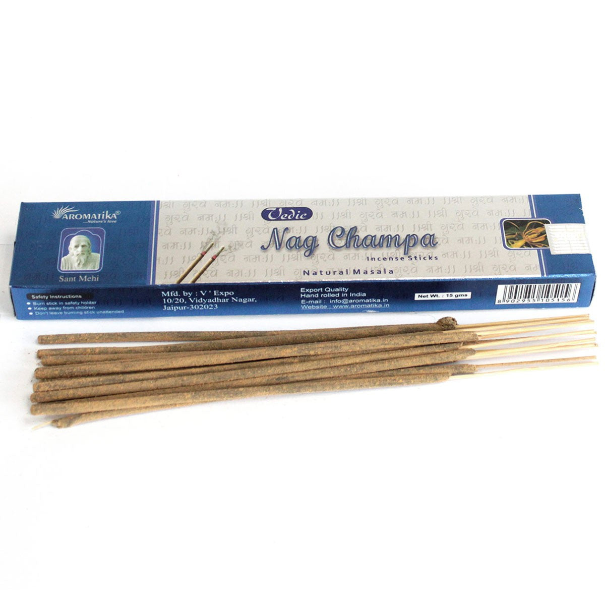 Vedic Incense Sticks - Nag Champa - www.bryde.lt