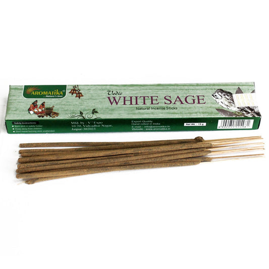 Vedic Incense Sticks - White Sage - www.bryde.lt