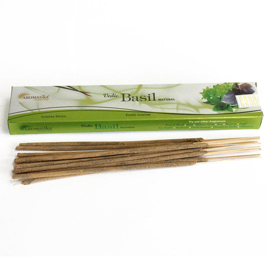 Vedic Incense Sticks - Basil - www.bryde.lt