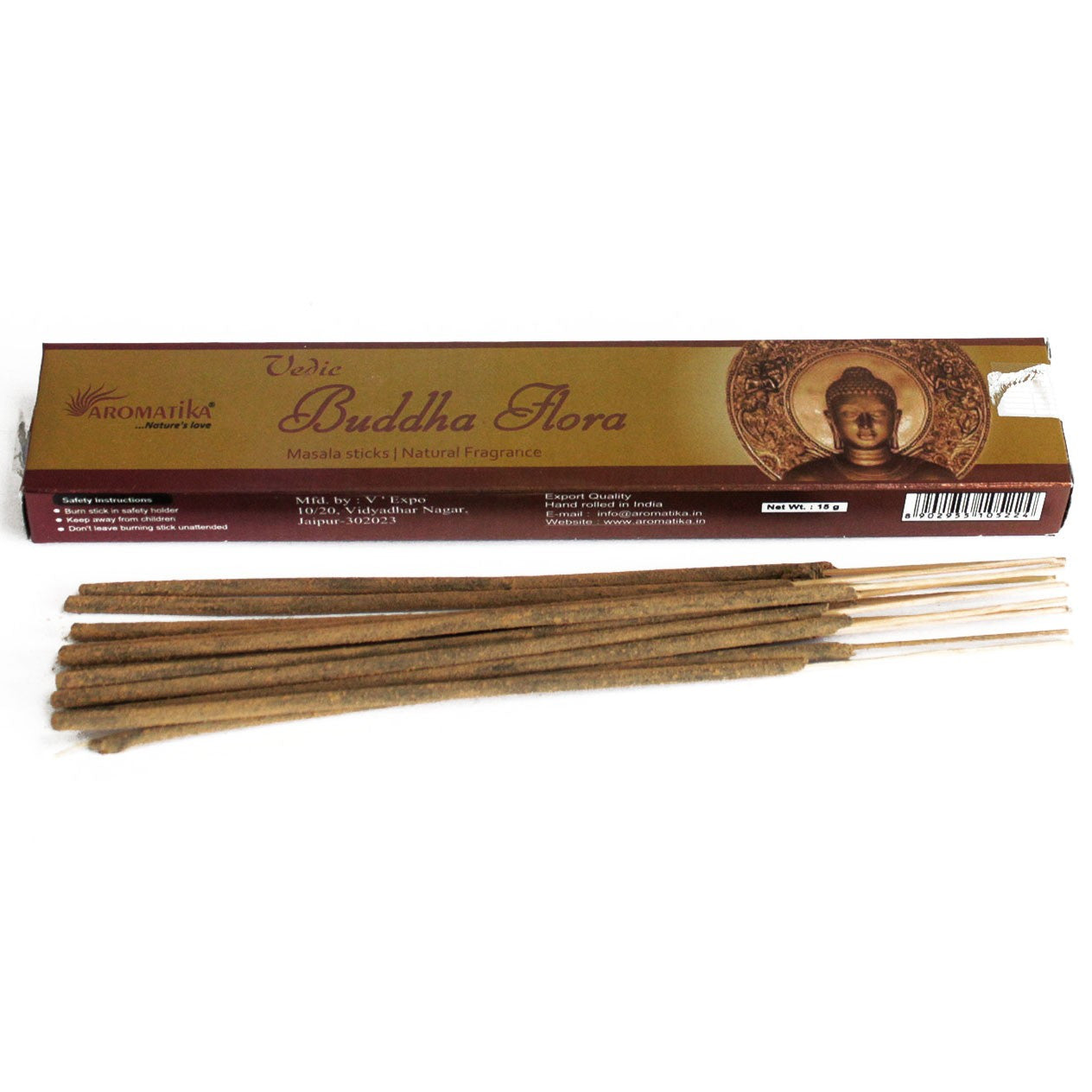 Vedic Incense Sticks - Buddha Flora - www.bryde.lt