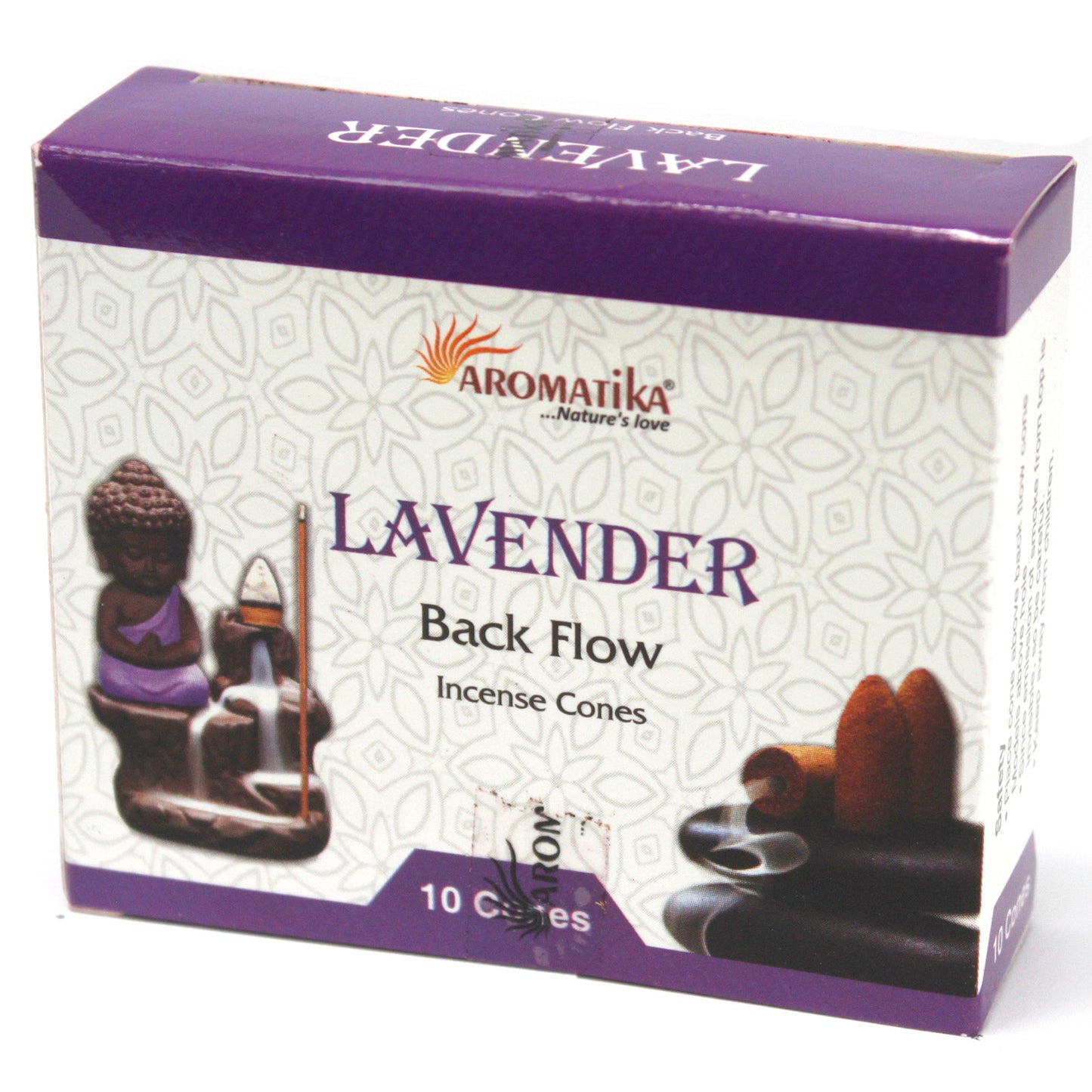 Aromatica Backflow Incense Cones - Lavender - www.bryde.lt