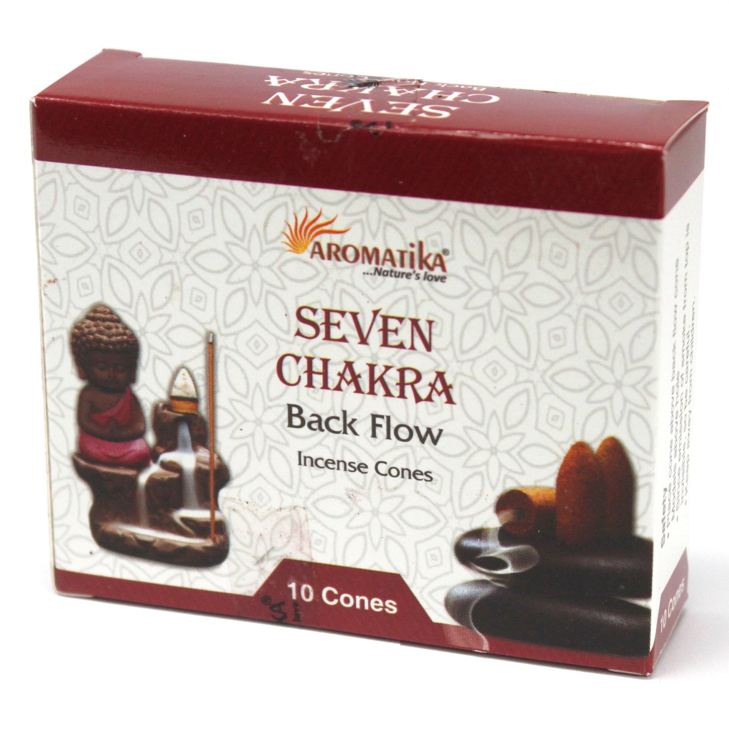 Aromatica Backflow Incense Cones - 7 Charkras - www.bryde.lt