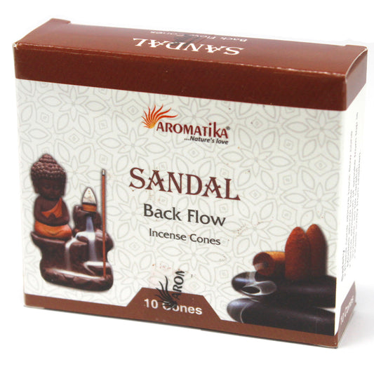 Aromatica Backflow Incense Cones - Sandalwood - www.bryde.lt