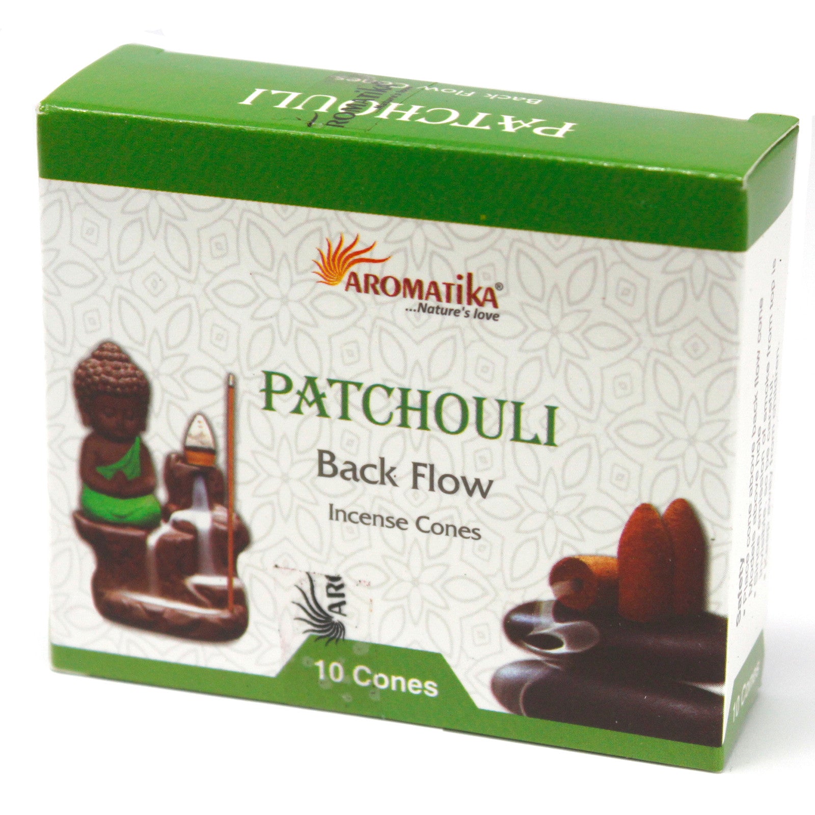 Aromatica Backflow Incense Cones - Patchouli - www.bryde.lt