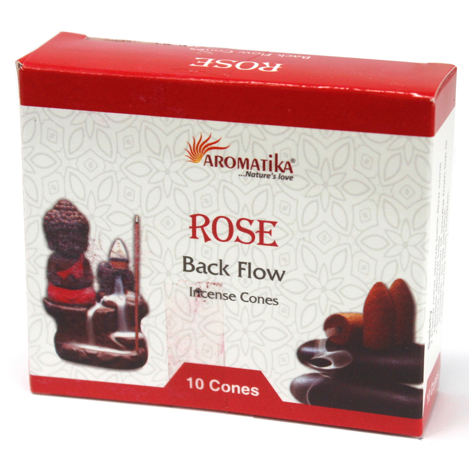 Aromatica Backflow Incense Cones - Rose - www.bryde.lt