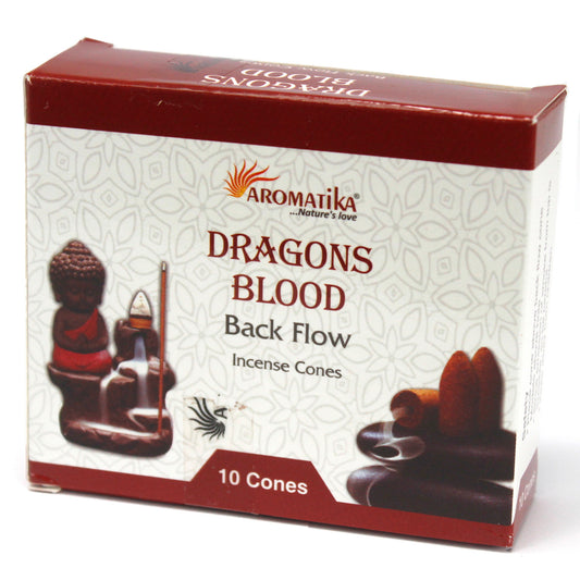 Aromatica Backflow Incense Cones - Dragons Blood - www.bryde.lt