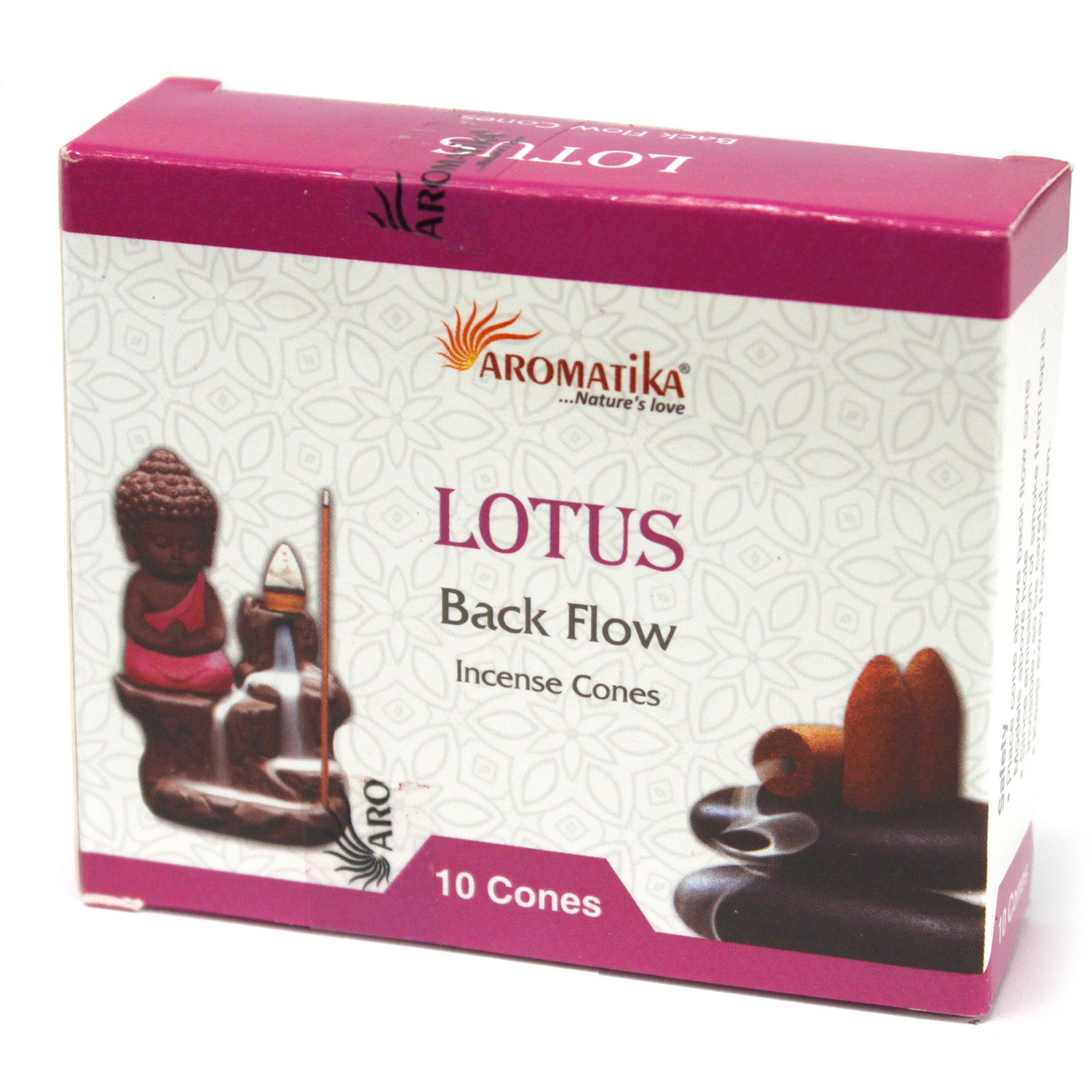 Aromatica Backflow Incense Cones - Lotus - www.bryde.lt