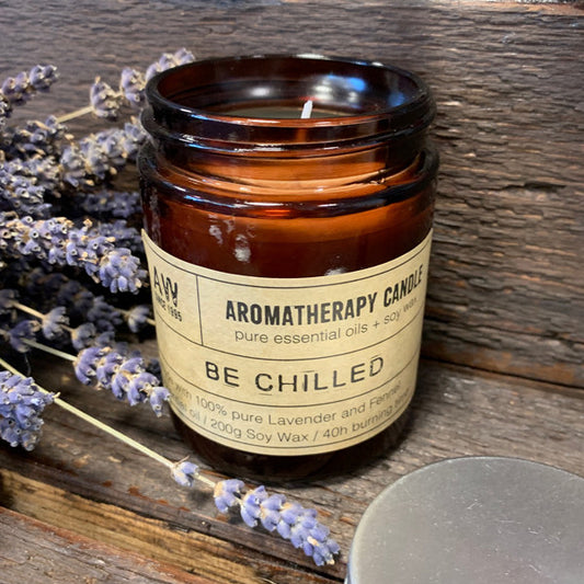 Aromatherapy Soy Candle 200g - Be Chilled - www.bryde.lt