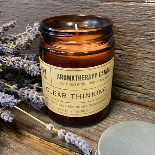 Aromatherapy Soy Candle 200g - Clear Thinking - www.bryde.lt