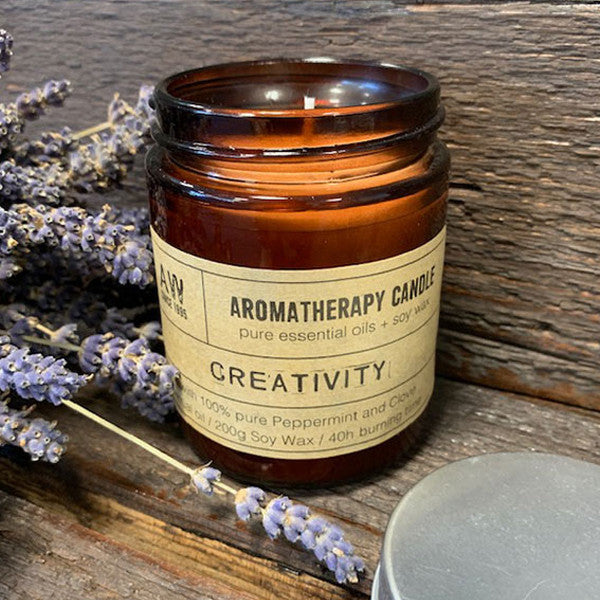 Aromatherapy Soy Candle 200g - Creativity - www.bryde.lt