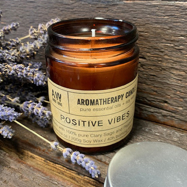 Aromatherapy Soy Candle 200g - Positive Vibes - www.bryde.lt