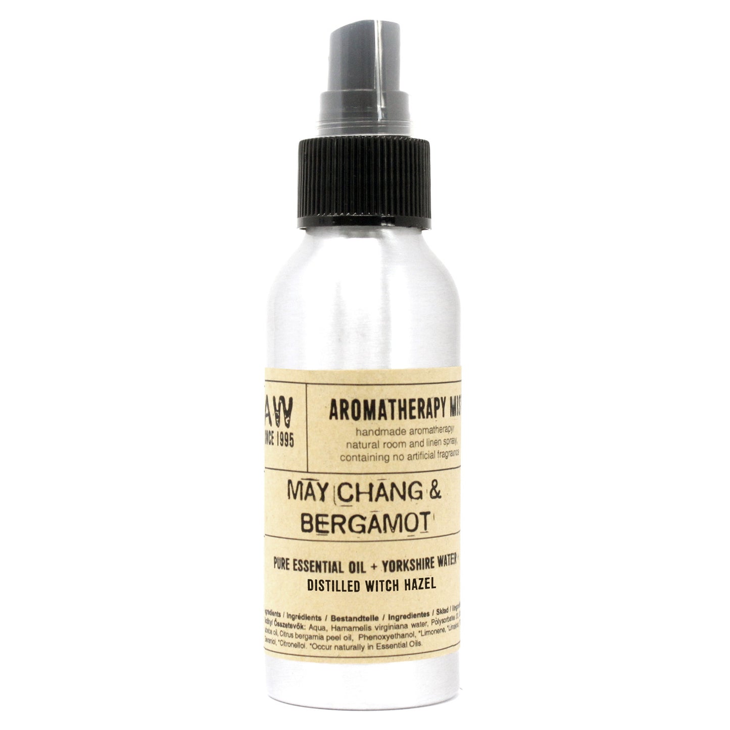 100ml Essential Oil Mist - May Chang & Bergamot - www.bryde.lt