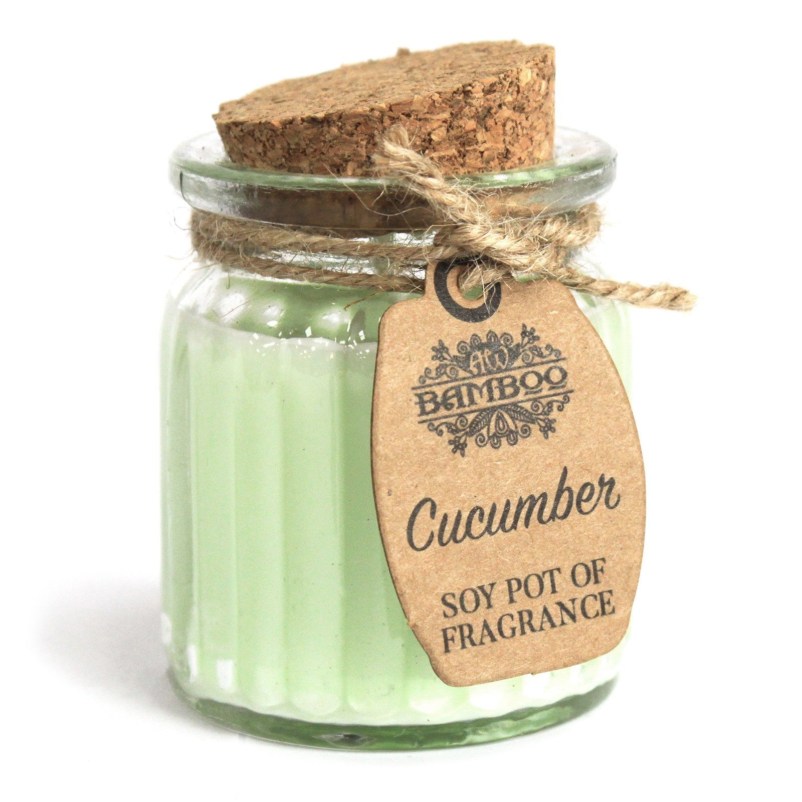 Cucumber Soy Pot of Fragrance Candles - www.bryde.lt