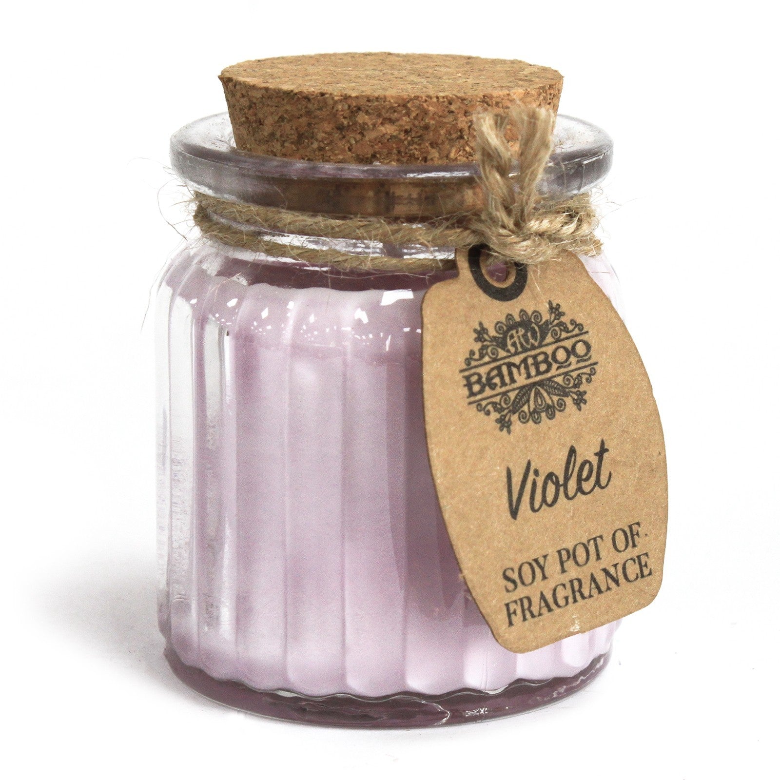 Violet Soy Pot of Fragrance Candles - www.bryde.lt