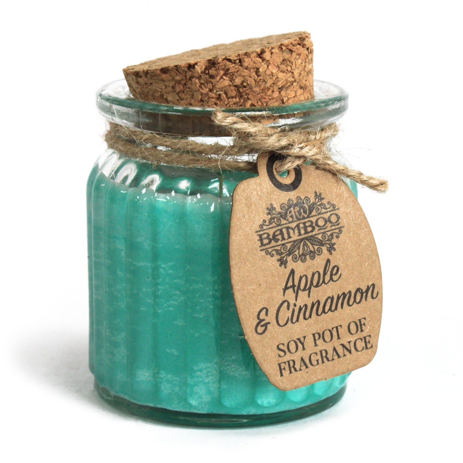 Apple & Cinnamon Soy Pot of Fragrance Candle - www.bryde.lt