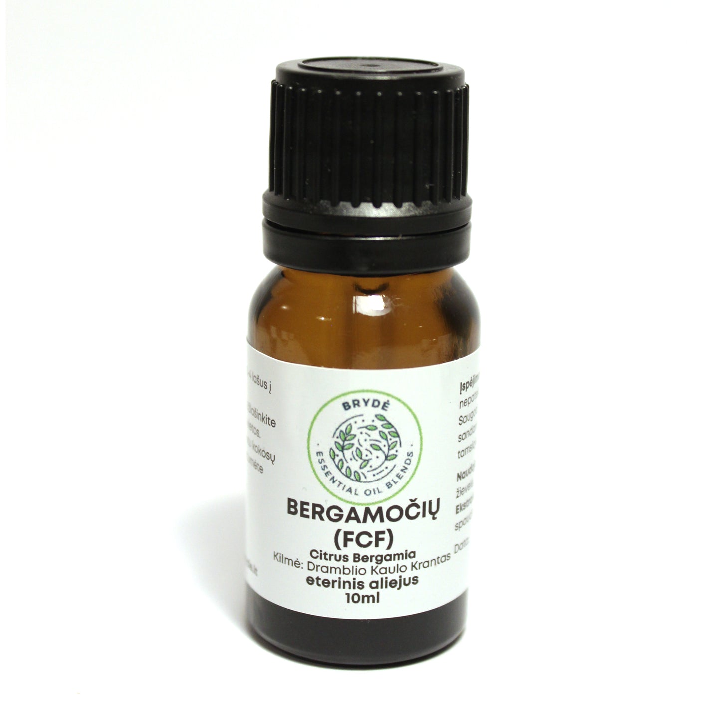 Bryde 10 ml Bergamot (FCF) Essential Oil - www.bryde.lt