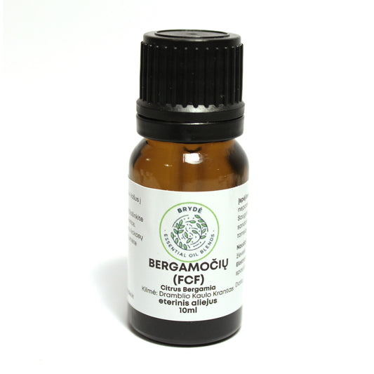 Bryde 10 ml Bergamot (FCF) Essential Oil - www.bryde.lt